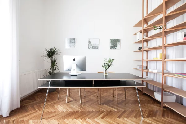 Office With Balcony And Danube View